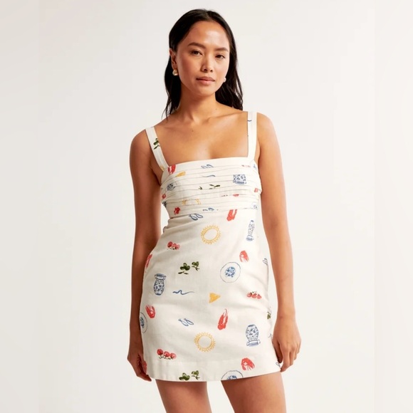 Abercrombie & Fitch Emerson linen blend skort romper - Picture 2 of 9